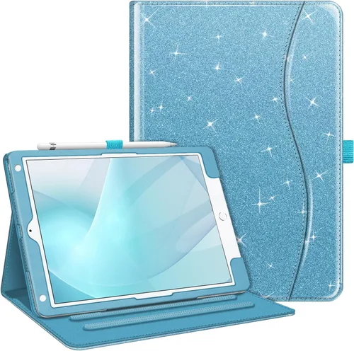 Miniatura 32 de Fintie - Funda para iPad de 9ª / 8ª / 7ª generación (2021/2020/2019) de 10.2 pulgadas - [Protección de esquinas] Funda con soporte de visualización