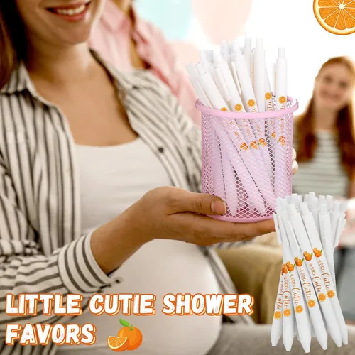 Miniatura 5 de Ireer 36 bolígrafos para baby shower, regalos a granel para invitados, juegos neutros de revelación de género, premios de baby shower, recuerdos