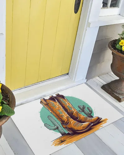 Miniatura 7 de Tapete para puerta delantera, antideslizante, absorbente, para entrada, para interiores y exteriores, alfombras pequeñas para interiores