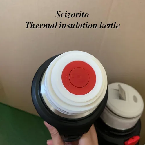 Miniatura 5 de Botella de vacío de acero inoxidable, hervidor portátil aislado para bebidas calientes y frías, taza de café de viaje portátil para automóvil
