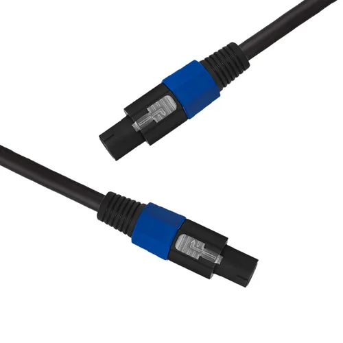 Miniatura 4 de Cables profesionales de calibre 12 de 75 pies de Speakon a Speakon – 12AWG 75 pies DJ/PA SpeakON cables AMP Audio Cables – 2