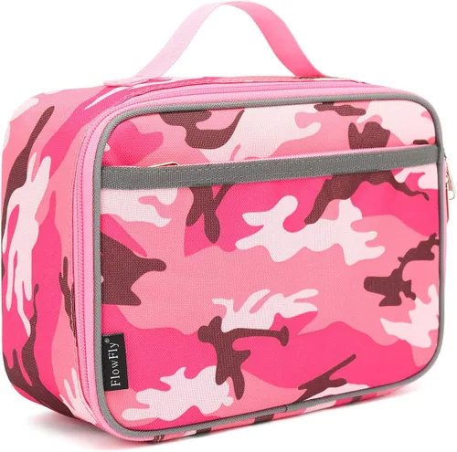 Miniatura 19 de FlowFly Lonchera para niños, bolsa suave aislada, mini hielera para el regreso a clases, kit de bolsa térmica para comidas, para niñas, niños, fútbol