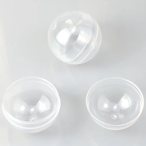 Miniatura 3 de 30 unids 28mm/1.1inch Round Capsules Clear Empty Vending Machine Cápsulas Contenedores para Máquinas de Gumball Transparente