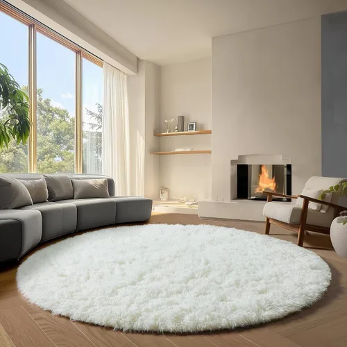 Miniatura 33 de ONASAR - Alfombra de pasillo negra de 2 x 6 pies, esponjosa, lavable, ultrasuave, afelpada, peluda, tapete para bebés, dormitorio de niños, armario