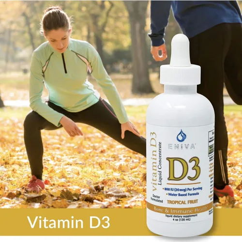 Miniatura 4 de Eniva Health Vitamina D líquida (D3) Dr. Formulado para una rápida absorción (4.1 fl oz)