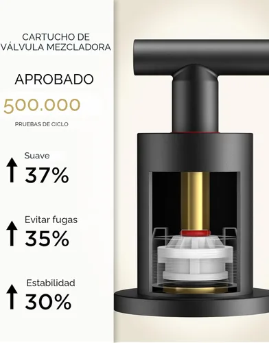 Miniatura 3 de FORIOUS Grifo de baño negro de 3 agujeros, 8 pulgadas, grifo de lavabo de baño negro mate generalizado con boquilla giratoria de 360°, adecuado