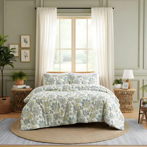 Miniatura 74 de SouthShore FINE LINENS Colección Perfect Paisley - Calidad premium, suave, resistente a las arrugas, la decoloración y las manchas, de fácil