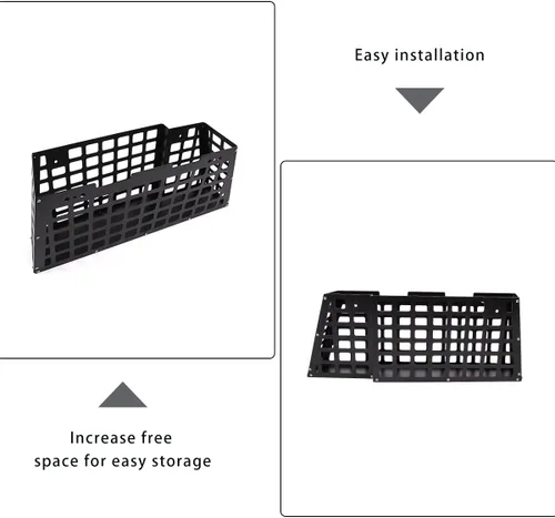 Miniatura 9 de HAPPYHORSE Para maletero Toyo-ta FJ Cruiser 2007-2021, organizador de artículos diversos, caja de almacenamiento con compartimento de almacenamiento