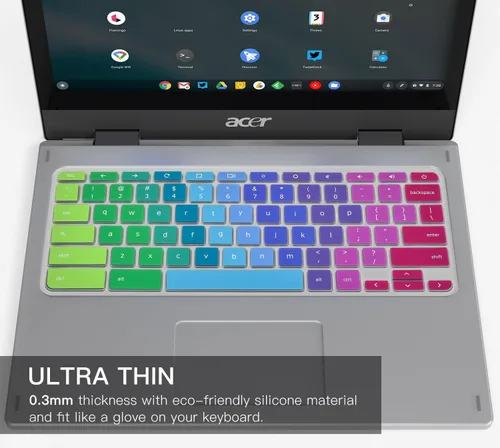 Miniatura 3 de Funda de teclado colorida para Acer Chromebook Spin 311 714 C733 CP311 512/Chromebook 11 CB3-131 CB3-132 CP311 C738T CB5-132T/Chromebook Spin 713
