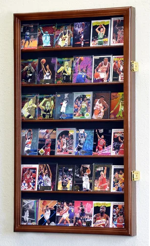 Miniatura 8 de 36 Sport Cards Collectible Card Display Case Cabinet Holder Wall Rack 98% UV, Lockable