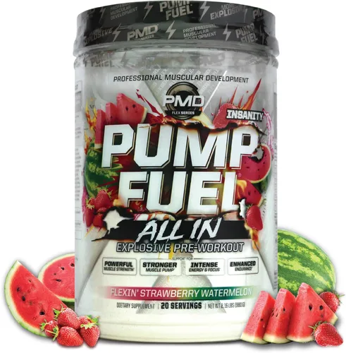 Miniatura 21 de PMD Sports Pump Fuel Ultra Insanity - Polvo de preentrenamiento premium y bomba muscular, mayor enfoque, resistencia y recuperación, creatina Mango
