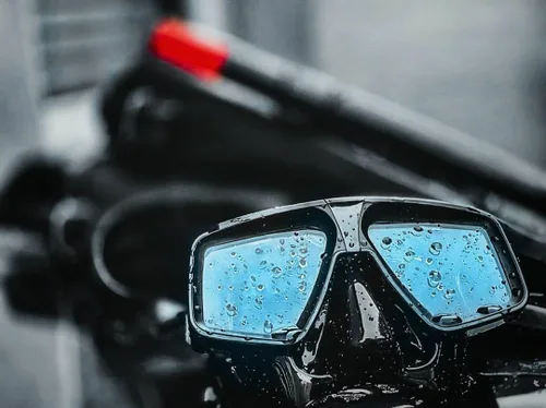 Miniatura 4 de ATACLETE Máscara de buceo de doble lente de bajo volumen para buceo, esnórquel y entrenamiento militar subacuático, diseño de perfil bajo