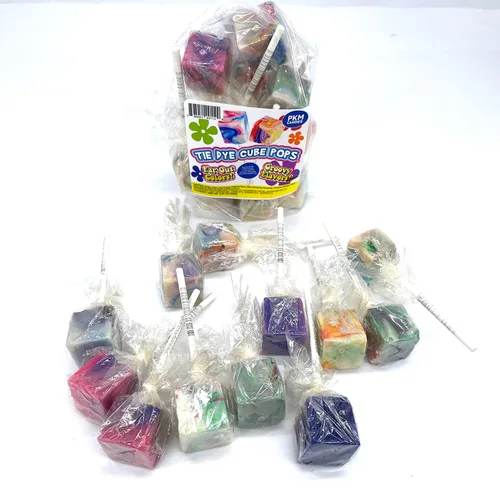 Miniatura 21 de PKM Candies - Paquete de 12 chupones cuadrados cuadrados de moda antigua: paquete de ventosas con sabor envuelto individualmente por Espeez - Party