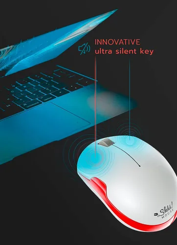 Miniatura 4 de Ratón óptico silencioso inalámbrico con receptor USB y baterías - Inalámbrico, portátil, silencioso ratón de clic para PC, portátil, Chromebook