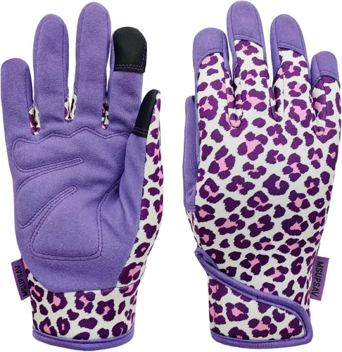 Miniatura 24 de Guantes de jardinería a prueba de espinas y resistentes a pinchazos con agarre, guante de jardín para mujer, regalos de cuero para trabajo en el 1
