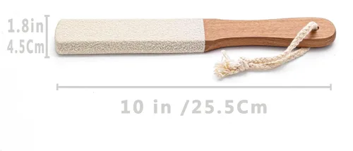 Miniatura 6 de Kinepi - Lima para pies removedor de callos, piedra pómez para pies húmeda y seca Wooden pedicure foot rasp helps smooth dead skin, cracked heels