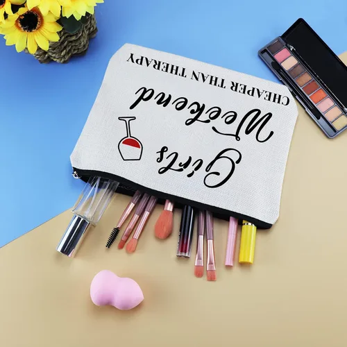 Miniatura 4 de Regalos de fin de semana para niñas, regalo para amigos, bolsa de maquillaje, regalo de amistad, regalo de viaje, bolsa de cosméticos, Navidad