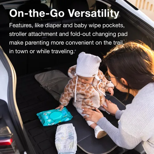 Miniatura 4 de Osprey Poco Portable Changing Pad - Washable Travel Baby Diaper Mat with Pockets Negro