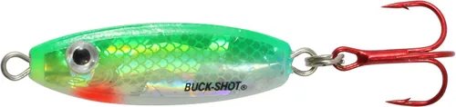 Miniatura 20 de Northland - Cuchara de sonajero de pesca en hielo, varios tamaños y colores para lucioperca, perca, panfish y trucha