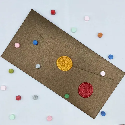 Miniatura 7 de 200 piezas Cuentas de Sello de Cera Burdeos Cuentas de Sellado Octagonales Rojo Vino para Invitaciones de Boda Sello de Cera Estampilla Envoltorio