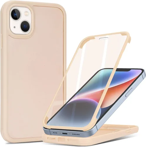 Miniatura 51 de Funda para iPhone 13 mini con protector de pantalla integrado y protección de cuerpo completo, para Apple iPhone 13 Mini, fundas para hombres, Rojo