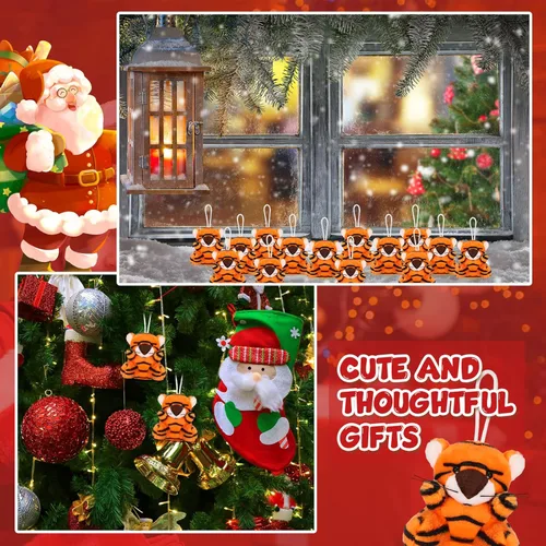Miniatura 6 de Shappy 50 piezas de mini juguetes de peluche pequeños de animales pequeños a granel, lindos llaveros de peluche para regalo, fiesta, premio