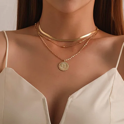Miniatura 4 de Blingsoul Collares simples para mujer, collar con colgante, joyería de mercancía para fiesta para mujer