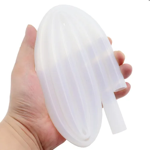 Miniatura 5 de Tubo de Silicona 3/32"(2mm) DI x 5/32"(4mm) DE Transparente Flexible Tubo de Goma de Silicona Agua Aire Manguera Tubo Transparente