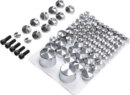 Miniatura 2 de TCT-MOTORPARTS Kits de tapa de perno cromado para Softail Twin Cam 2007-2013 2010