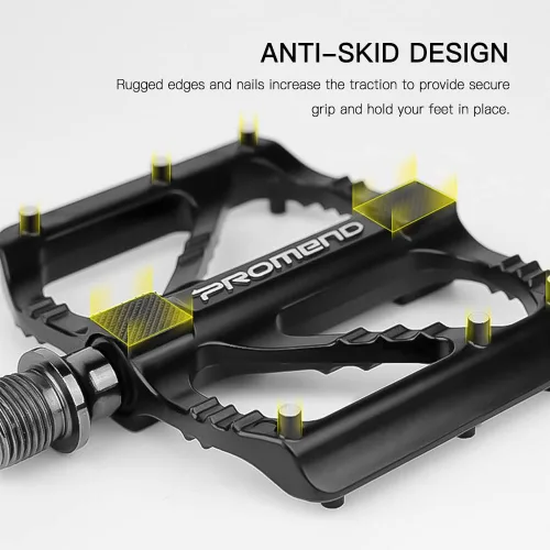 Miniatura 6 de Pedales de bicicleta doorslay de aleación de aluminio, pedales de bicicleta de montaña, pedal de plataforma de bicicleta, pedales MTB, plataforma