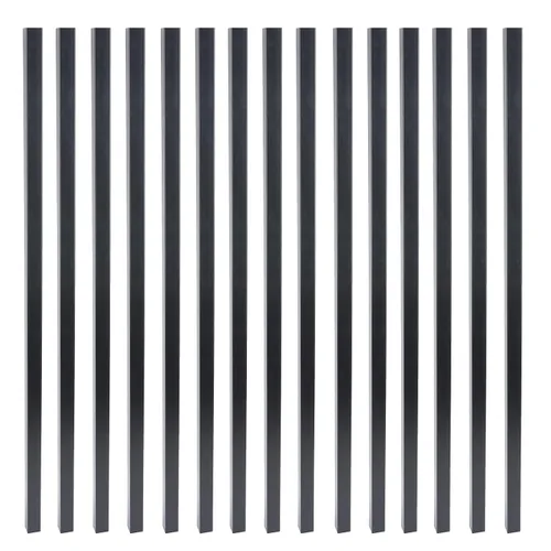 Miniatura 10 de Myard - Balaustres de aluminio de 32-1/4 pulgadas para muebles de barandilla de cubierta con tornillos para cerca de barandilla de montaje frontal