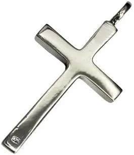 Miniatura 4 de COSUMOSU Collar con dije de cruz de plata de ley 925 para hombres y mujeres