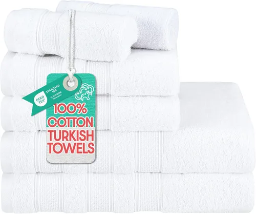 Miniatura 36 de American Soft Linen - Juego de toallas de mano Salem, 4 unidades de lujo de 600 GSM, 100 % algodón para baño, toallas de 13 x 13 pulgadas de mano