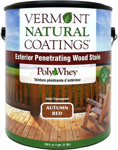 Miniatura 27 de Vermont Natural Coatings PolyWhey - Tinte penetrante exterior - marrón bellota - cuarto de galón marrón (Acorn Brown)