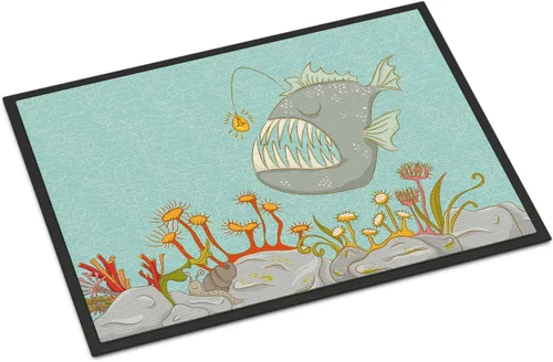Miniatura 61 de Caroline's Treasures BB8537MAT - Felpudo de delfín bajo el agua de 18 x 27 pulgadas, tapete para puerta delantera interior y exterior, para entrada