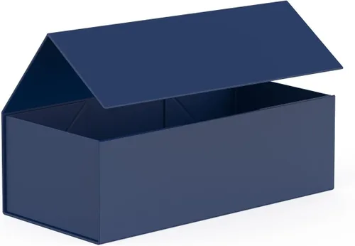 Miniatura 9 de Caja de Regalo 12" x 6" x 4" Pulgadas, Caja de Regalo Grande con Tapa, Cajas Verde Bosque para Regalos, Cumpleaños, Día de San Valentín, Día
