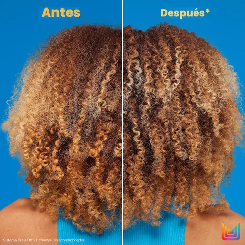 Miniatura 2 de Matrix Acondicionador Brass Off Blue – Tonifica y elimina los matices de naranja cobrizo, acondicionador pigmentado para cabello teñido y morenas