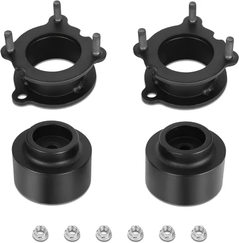 Miniatura 7 de J2 Engineering J2-LK-CH-R-004-BK Kit de elevación de nivelación trasera de 1.5 pulgadas, espaciadores de percha de resorte compatibles