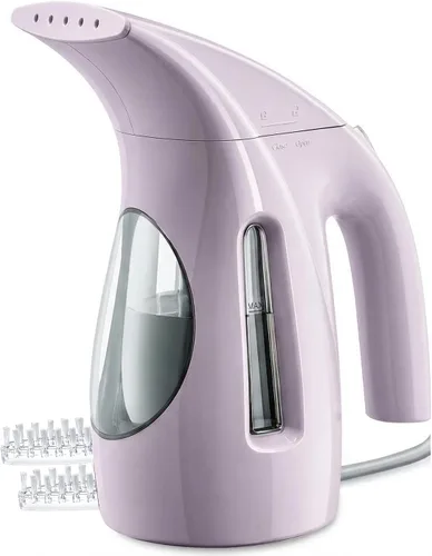 Miniatura 13 de HiLIFE Vaporizador para ropa, diseño portátil de mano, gran capacidad de 240ml, 700W, vapor penetrante fuerte, elimina arrugas, para el hogar