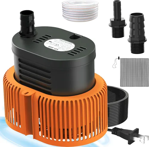 Miniatura 8 de Bomba para cubierta de piscina sobre el suelo - Bomba sumergible de sumidero de agua para piscina, bombas de extracción de agua, con manguera