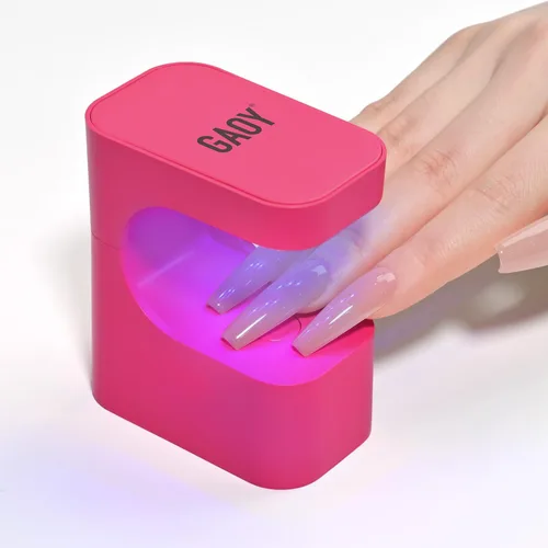 Miniatura 10 de GAOY Mini Luz UV para Uñas de Gel, Pequeña Luz de Curación con 2 Temporizadores, Lámpara de Uñas LED en Forma de U para Curación Rápida, Púrpura