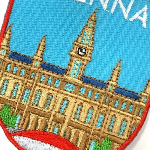 Miniatura 5 de A-ONE Reloj de cuco con diseño de casa de Austria, colección 3D, 1 pieza + camisas de Viena, parche de apliques 1 pieza de imán de refrigerador