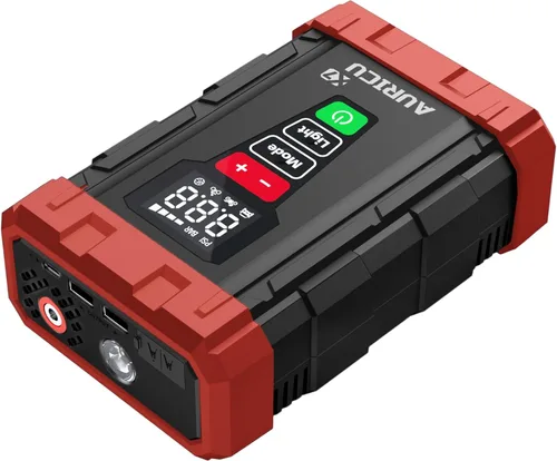 Miniatura 9 de X7 1750A Jump Starter Compresor de aire de 150 PSI Paquete de refuerzo de batería de litio de 12 V, caja de salto portátil, banco de energía