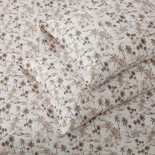 Miniatura 147 de Tommy Bahama - Juego de sábanas de percal de algodón tamaño Queen, fresco y elegante, juego de ropa de cama (Ala Moana Stripe Blue, Queen)