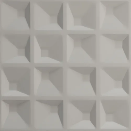 Miniatura 5 de Ekena Millwork 19 5/8 pulgadas de ancho x 19 5/8 pulgadas de alto, Tristan EnduraWall decorativo 3D, laguna satinada (cubre 2.67 pies cuadrados).