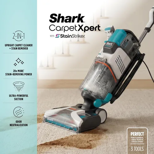 Miniatura 2 de Shark CarpetXpert con StainStriker - Limpiador vertical de alfombras, alfombras de área y tapicería con herramienta extractora de desorden