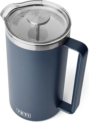 Miniatura 15 de YETI Rambler - Cafetera de prensa francesa de 34 onzas, color rojo rescate