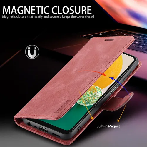 Miniatura 4 de Funda para Samsung Galaxy A13 5G, Samsung Galaxy A13 5G con tarjetero [bloqueo RFID] atril magnético, funda de cuero con tapa para Samsung Galaxy