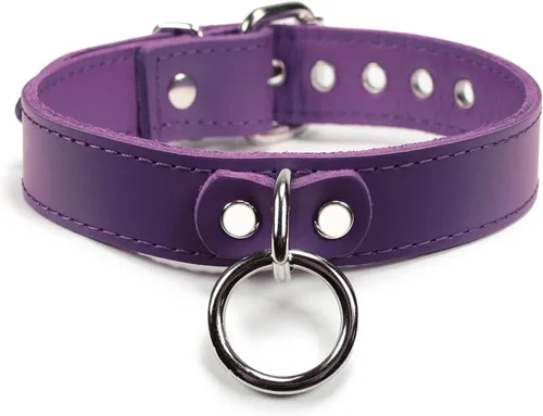 Miniatura 11 de VP Leather Martin I Collar – Stylish Adjustable Neck Collar for Men & Women - Top Grain Leather & Soft Lambskin, Fashionable Design w/Nickel Plated
