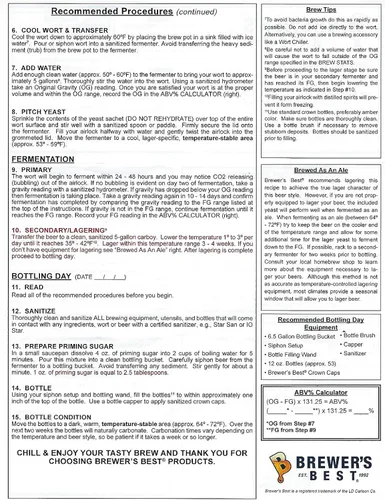 Miniatura 4 de Brewer's Best Kit de ingredientes de elaboración casera del Oktoberfest alemán